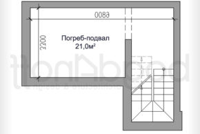 Проект современного дома площадью 190 квадратных метра П23-1