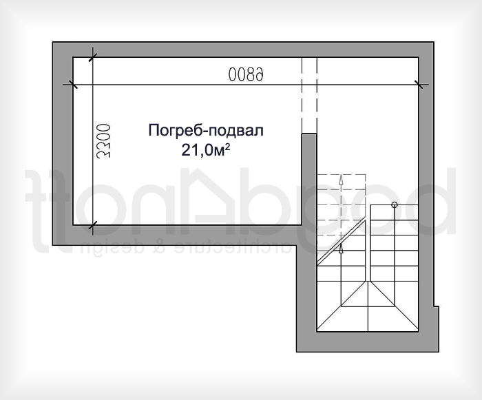 Проект современного дома площадью 190 квадратных метра П23-1