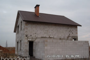 Проект дома П3-131 - фото со стройки 2