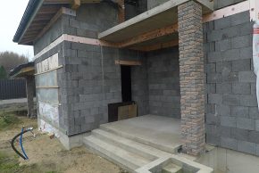 Строительство двухэтажного дома по проекту