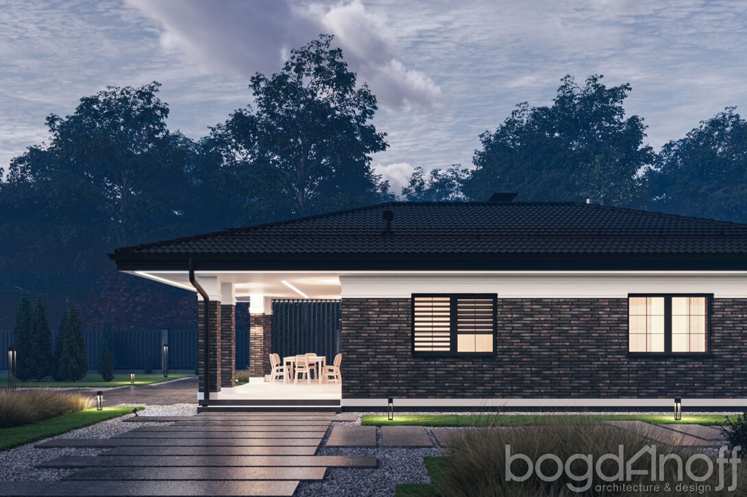 Современная душевая комната и санузел в гостевом доме для комфортного отдыха